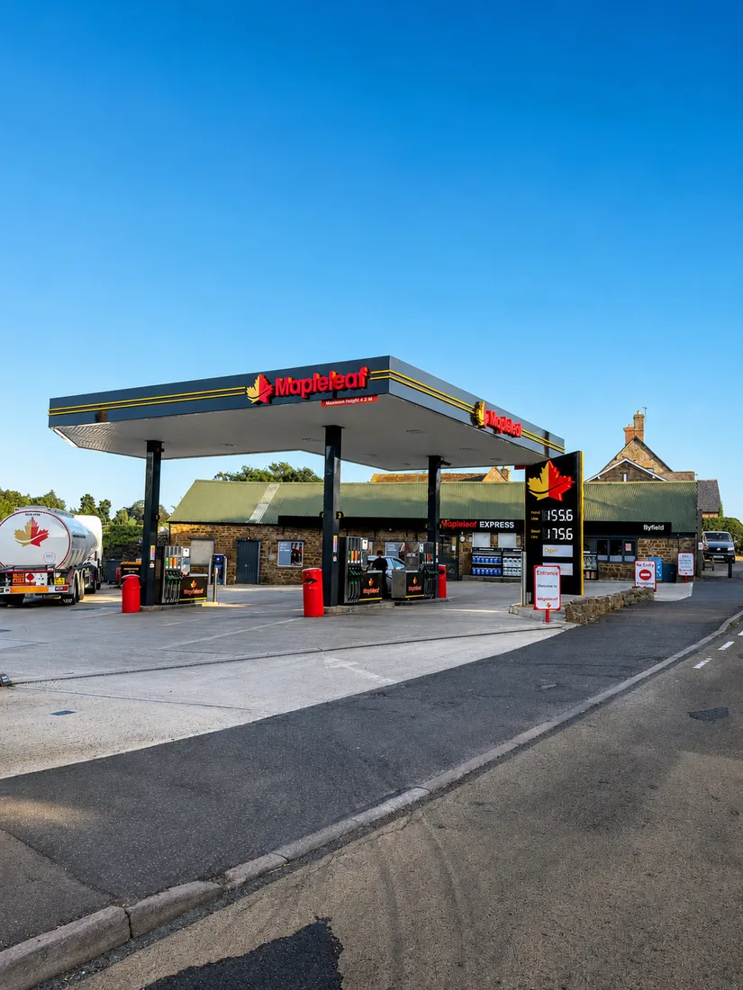 Mapleleaf forecourt dealer branding