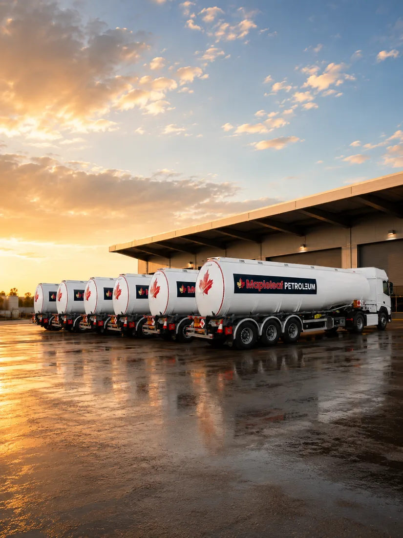 Mapleleaf Petroleum tanker delivering fuel