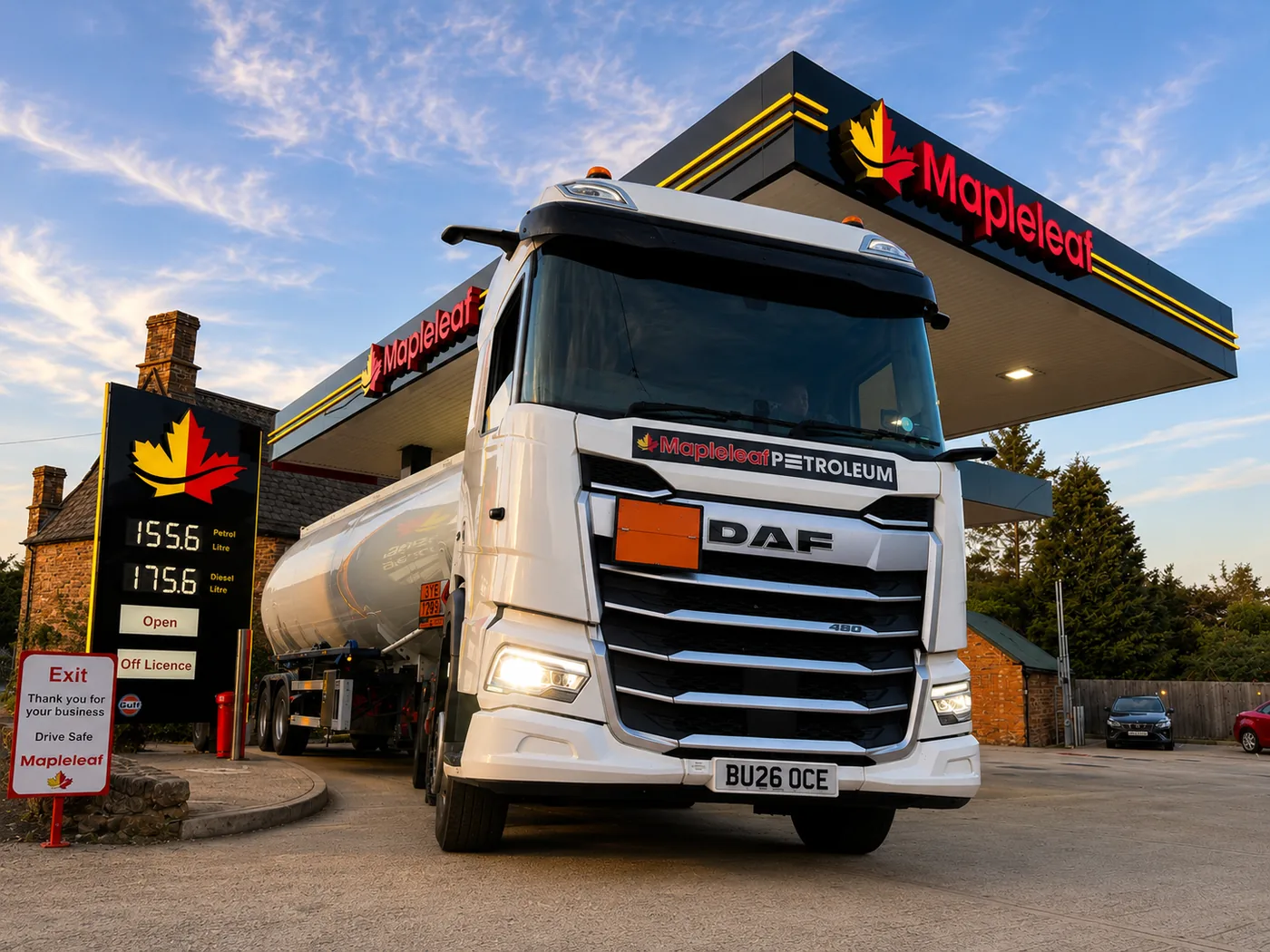 Mapleleaf Petroleum fuel tanker